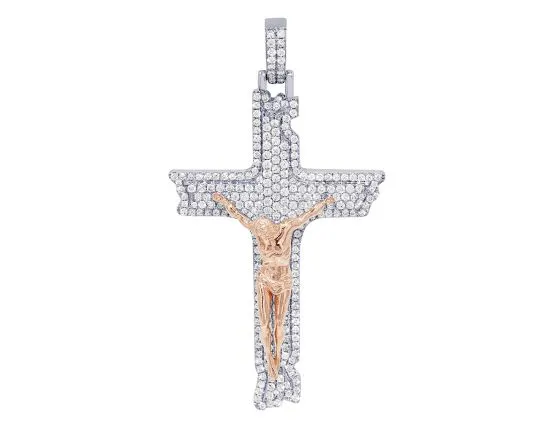 Jesus Cross Diamond Pendant