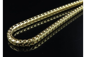 Gold chain size 