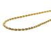 Solid Rope Chain 1Mm 14K Yellow Gold 16