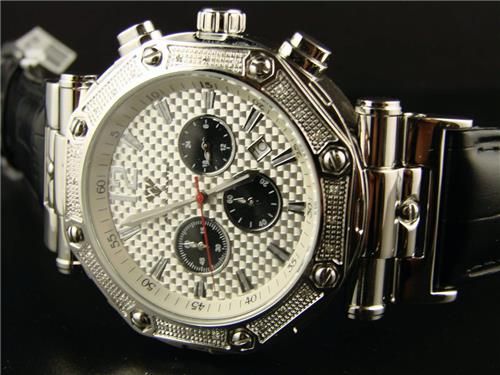 Mens Aqua Master 0.24 CT Diamond White Dial Watch W#147