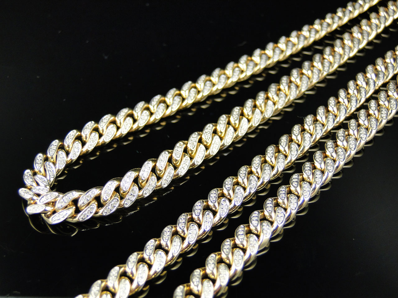 10k Cuban Link Choker Flash Sales, 56 