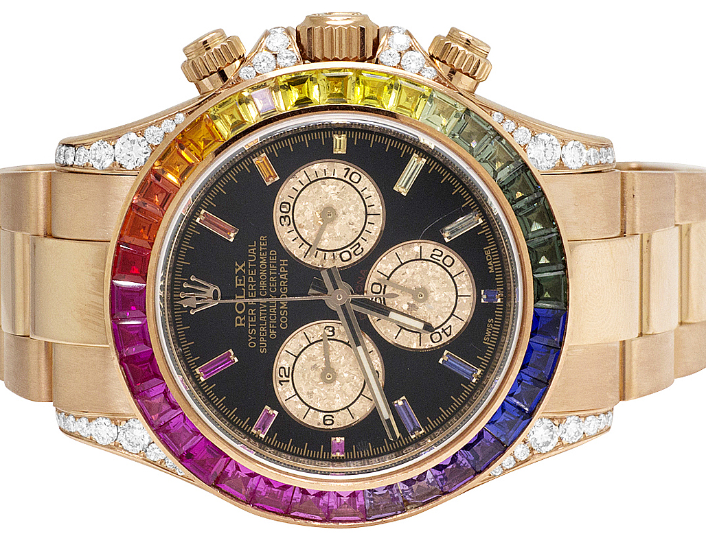 rainbow diamond watch