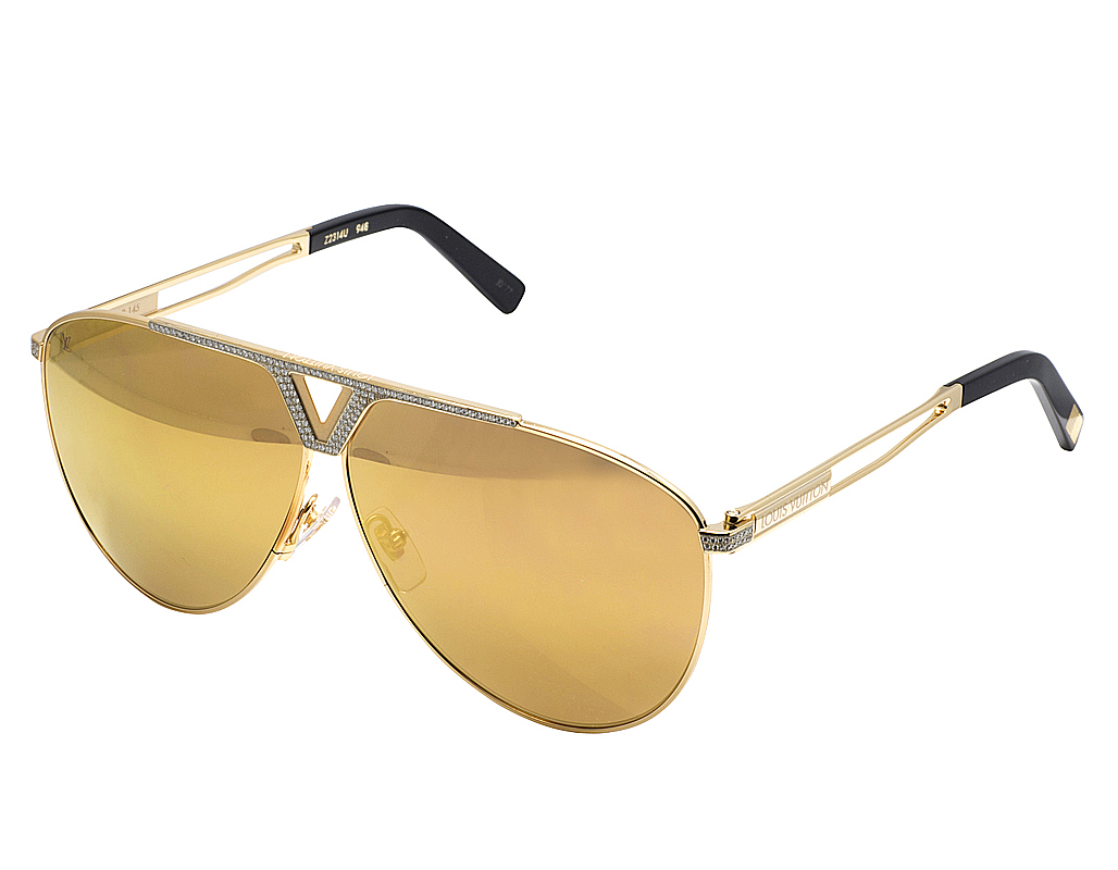 Mens Louis Vuitton Brown Shades Tonca Custom Diamond Sunglasses Z2314U 1.85CT 605963301821 | eBay