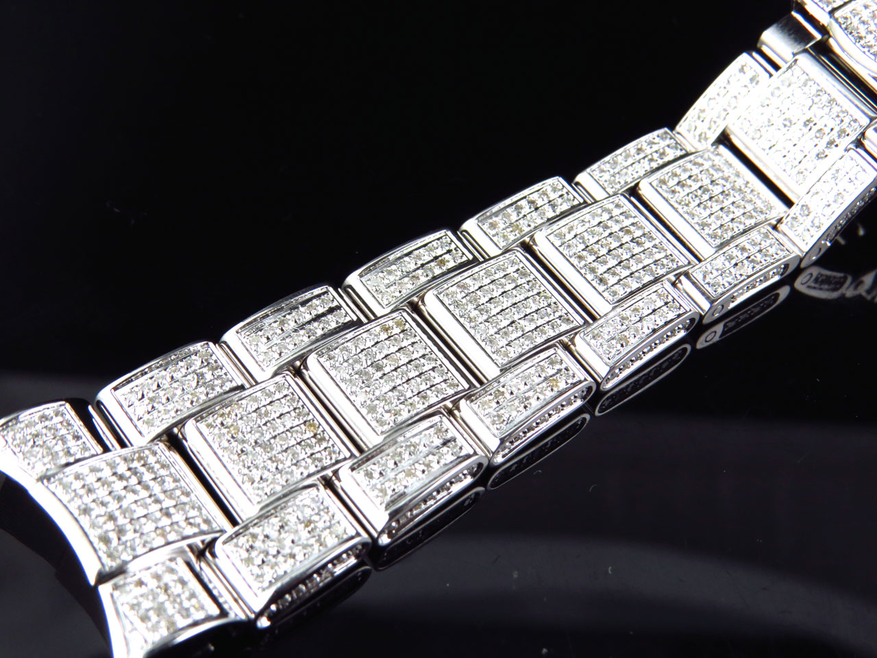 Brand New Mens Rolex Datejust II 41mm Pave Set Diamond Band with 9 Ct ...