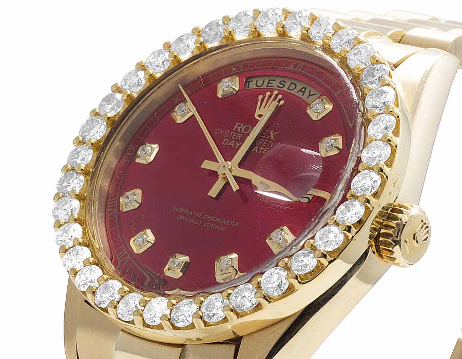 gold red face presidential ii