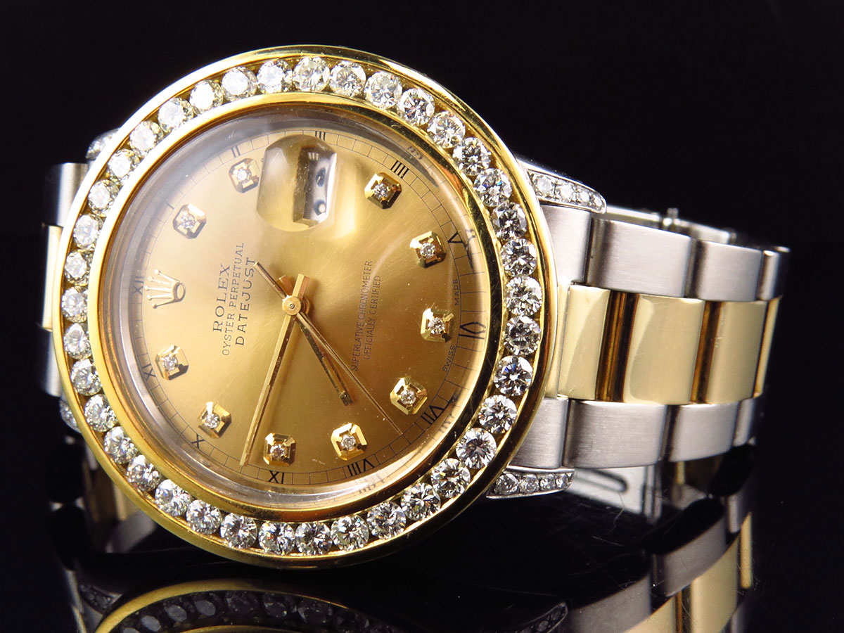 rolex datejust two tone 36mm