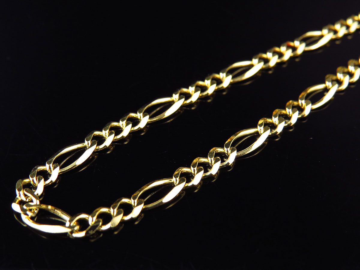 gold figaro chain 