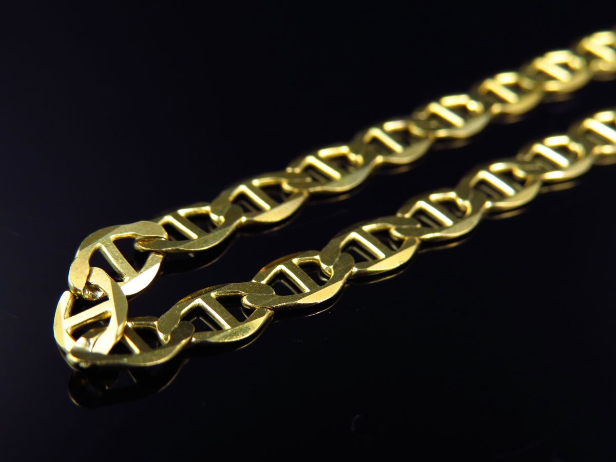 Unisex ,Solid 14K ,Yellow Gold, Flat 