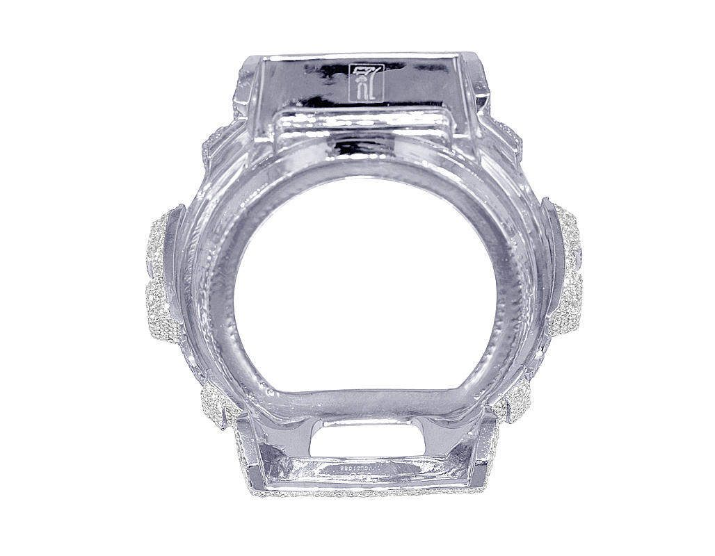 Casio G-Shock 6900 Iced Out Diamond Bezel 9 9/10CT | eBay