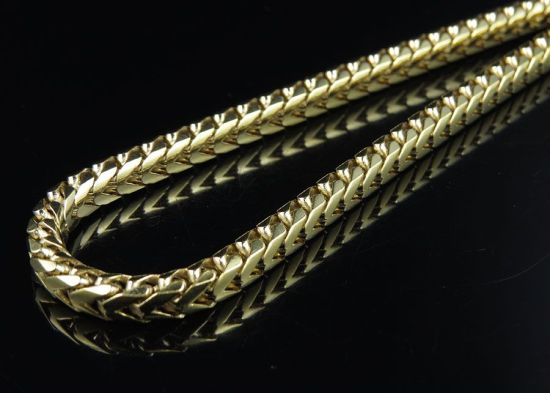 Gold chain size 