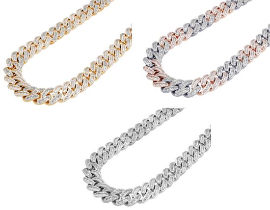 Diamond Cut Chain Necklaces & Pendants