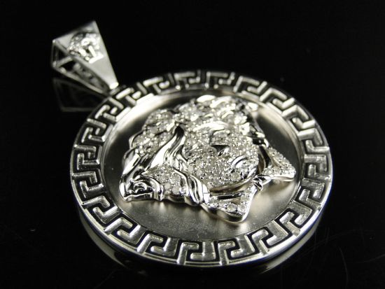 Medusa Real Diamond Pendant