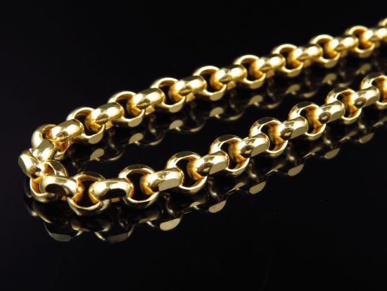 Rolo gold chain