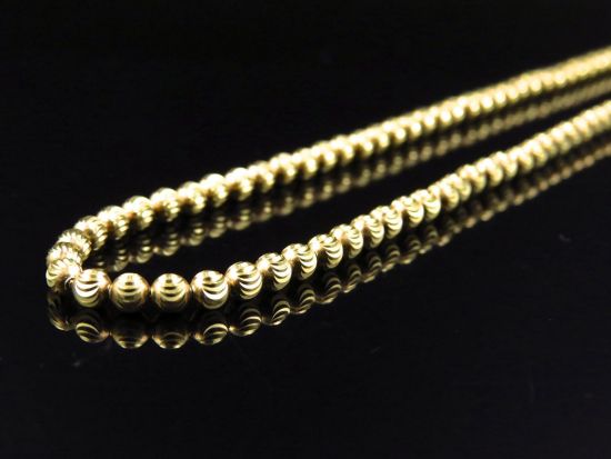 Bead or ball gold chain